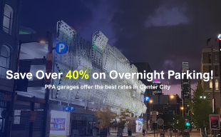 Save on overnight parking at PPA garages